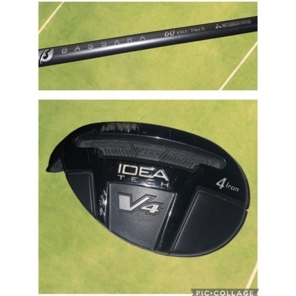 Adams IDEA TECH V4 60x5ct Flex-R 4 Iron Left Hand Golf Club 40”